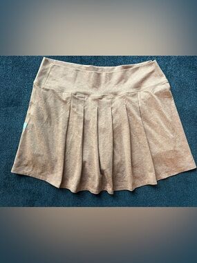 Vuori Heathered Tan Circle Skirt